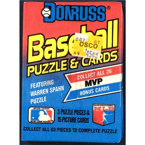 1989 DONRUSS BASEBALL WAX PACK