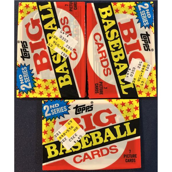 1989 TOPPS BIG BASEBALL FOIL PACKS (3)