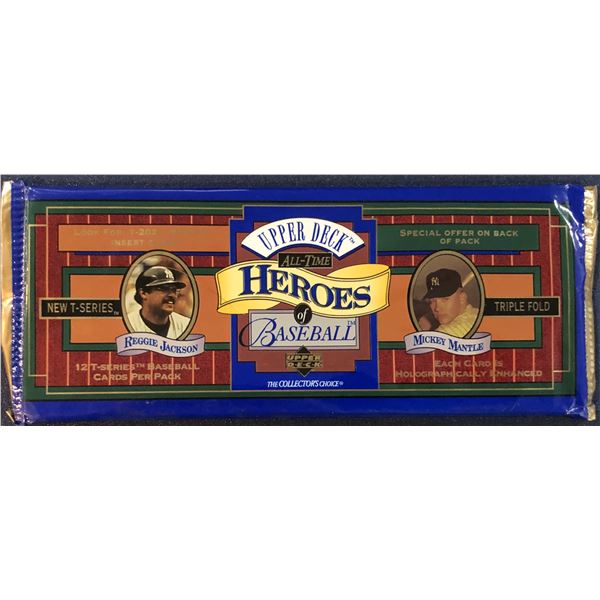 1993 UPPER DECK BASEBALL ALL TIME HEROES FOIL PACK