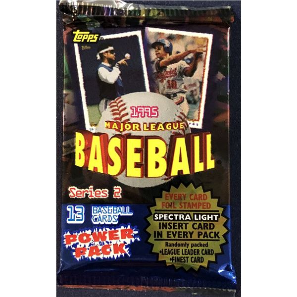1995 TOPPS BASEBALL SERIES TWO FOIL PACK