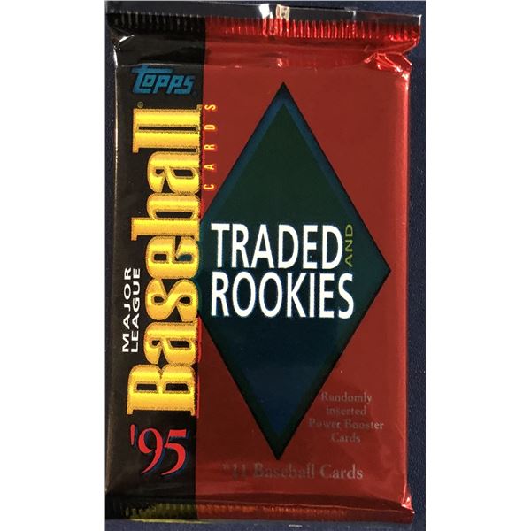 1995 TOPPS BASEBALL TRADED & ROOKIES FOIL PACK