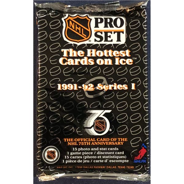 1991-92 SERIES ONE PRO SET HOCKEY FOIL PACK