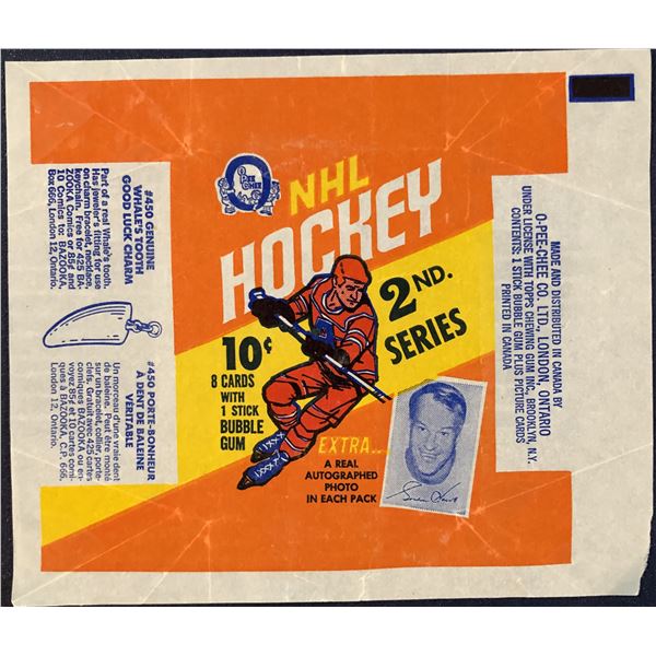 1970-71 2nd SERIES O-PEE-CHEE HOCKEY WRAPPER