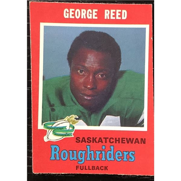 1971 O-PEE-CHEE CFL GEORGE REED (HOF)