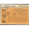 Image 2 : 1981 TOPPS DWIGHT CLARK ROOKIE CARD