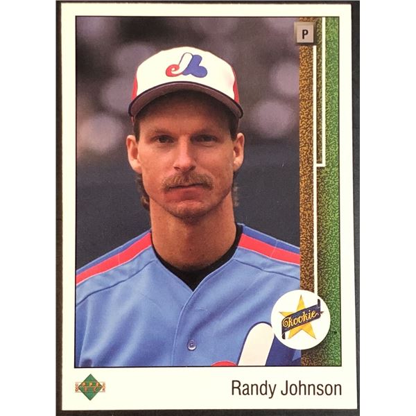 1989 UPPER DECK RANDY JOHNSON (HOF) ROOKIE CARD