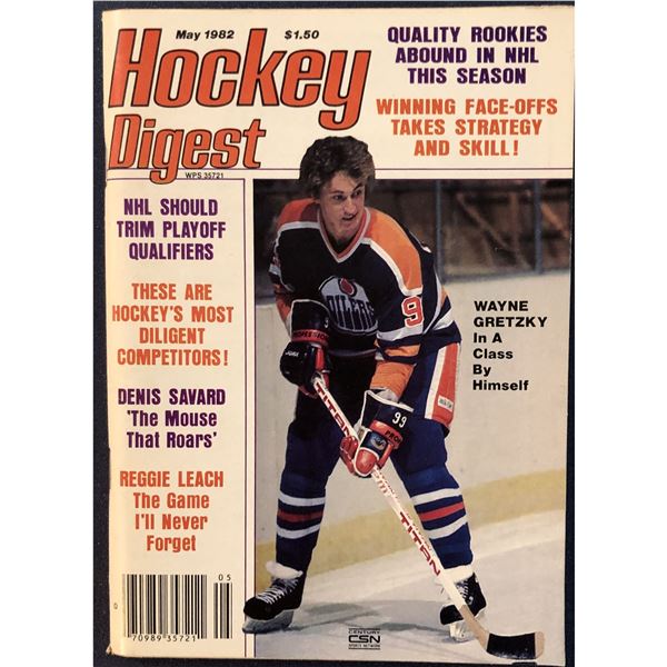HOCKEY DIGEST MAY 1982 - WAYNE GRETZKY (HOF)