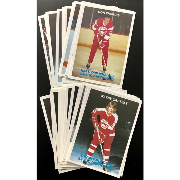 1987-88 SOO GREYHOUNDS (OHL) POLICE SET FEATURING WAYNE GRETZKY (HOF)