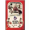 Image 1 : 1975-76 WHA TORONTO TOROS MEDIA GUIDE
