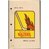 Image 1 : 1972-73 WHA PHILADELPHIA BLAZERS MEDIA GUIDE