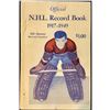 Image 1 : 1949 NHL RECORD BOOK