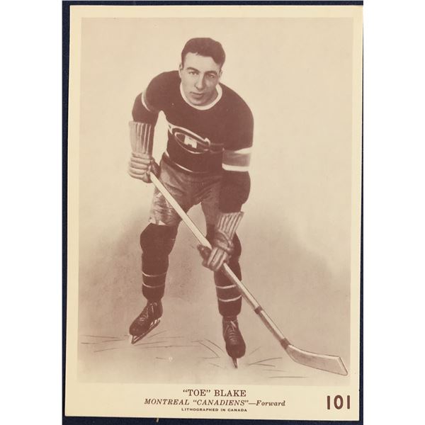 1939-40 O-PEE-CHEE V301-1 TOE BLAKE (HOF)