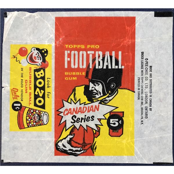 1958 O-PEE-CHEE CFL WRAPPER