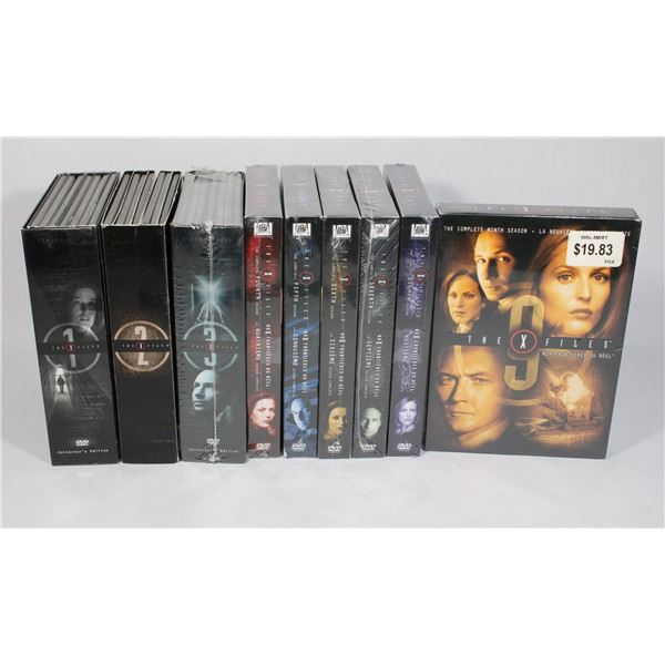 THE X FILES SEASONS 1 TO 9 ON DVD