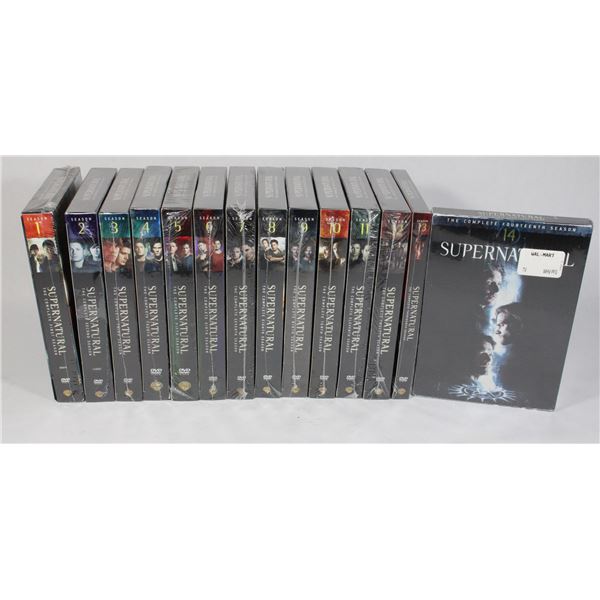 SUPERNATURAL SEASONS 1-14 ON DVD, NEW SEALED