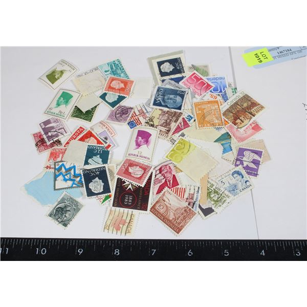 STAMP LOT MIXED APX 100