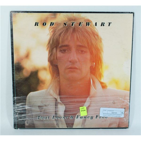 ROD STEWART FOOT LOOSE & FANCY FREE VINYL RECORD