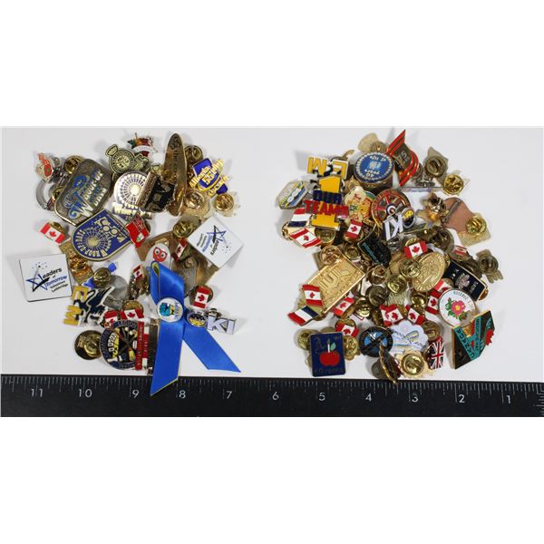 LARGE LOT OF VARIOUS PINS