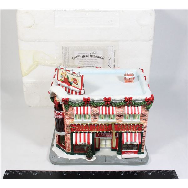 HAWTHORNE VILLAGE "HOLLY LEAVES MARKET" AUTHENTIC