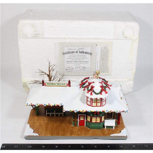 HAWTHORNE VILLAGE "HOLIDAY VILLAGE TRAIN STATION"