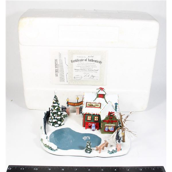 HAWTHORNE VILLAGE "HAPPY HOLIDAYS SKATING POND"