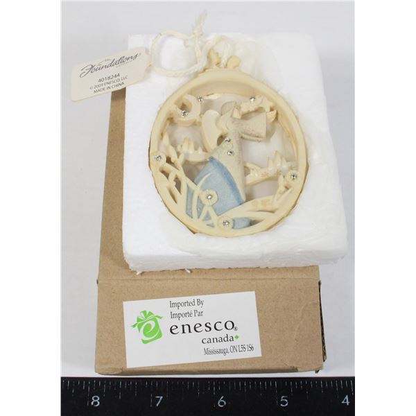 FOUNDATIONS ENESCO 2009 ANGEL HANGING ORNAMENT