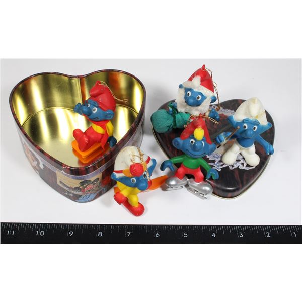 MEMORIES OF LOVE TIN WITH COLLECTIBLE SMURFS