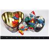Image 1 : MEMORIES OF LOVE TIN WITH COLLECTIBLE SMURFS