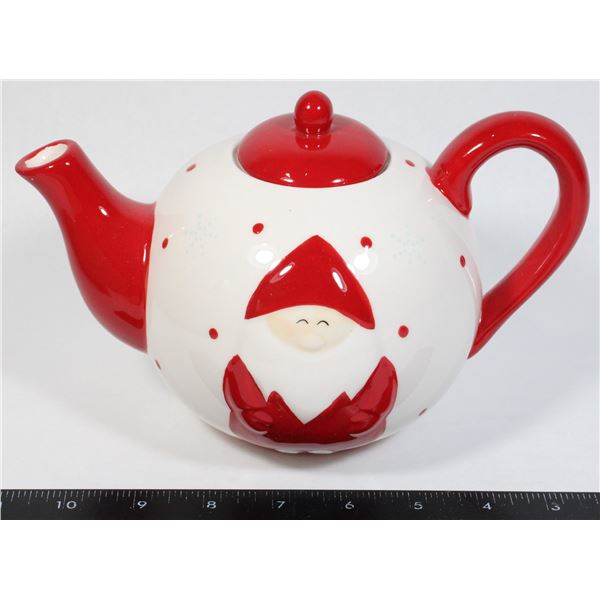 SANTA THEMED TEA POT