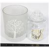 Image 1 : WINTER THEMED GLASS JAR