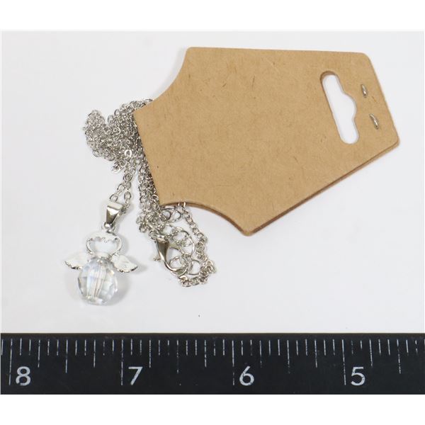 NEW ANGEL BEAD PENDANT AND CHAIN