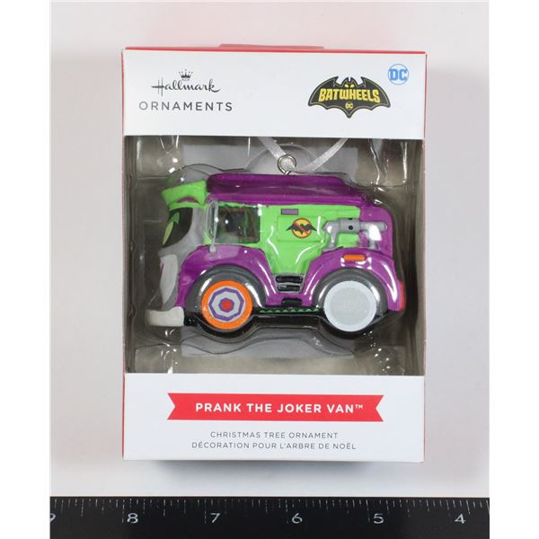 HALLMARK ORNAMENTS BATWHEELS PRANK THE JOKER VAN