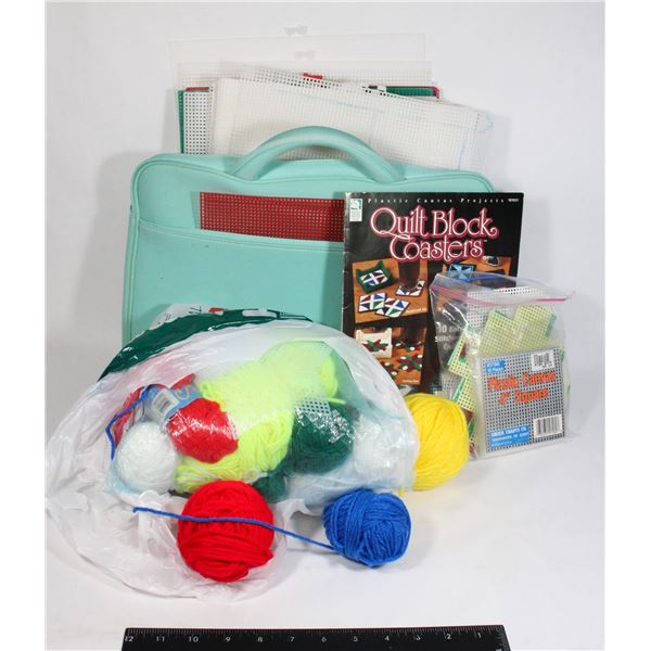 LARGE LOT OF YARN OF CROCHET PATTERNS