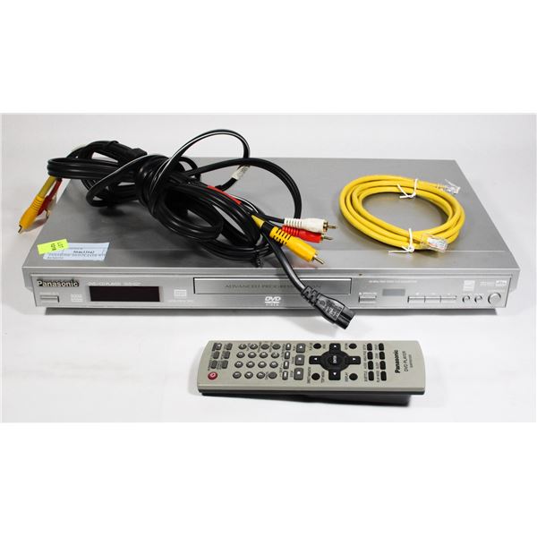 PANASONIC DVD PLAYER WITH REMOTE