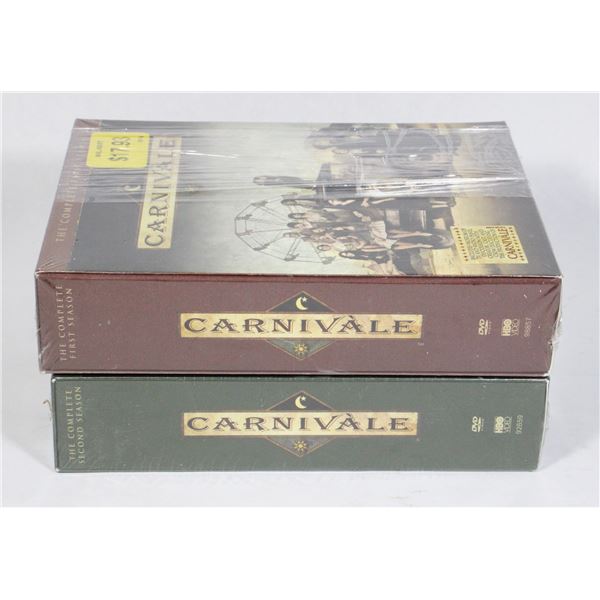 CARNIVALE SEASONS 1 AND 2 ON DVD. NEW, SEALED
