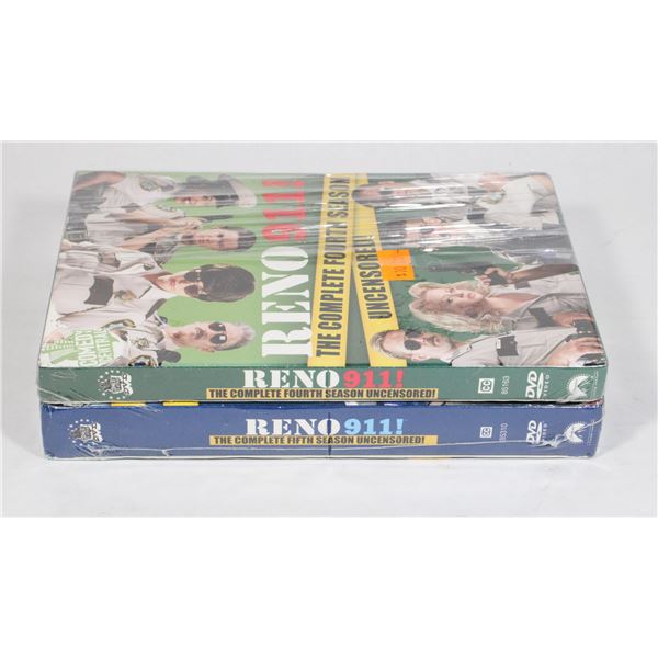 RENO 911 SEASONS 4 AND 5 ON DVD. NEW, SEALED