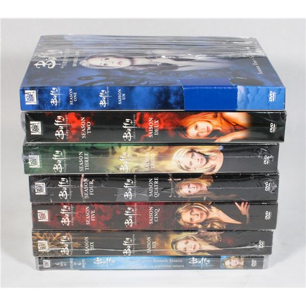 BUFFY THE VAMPIRE SLAYER SEASONS 1-7 ON DVD.