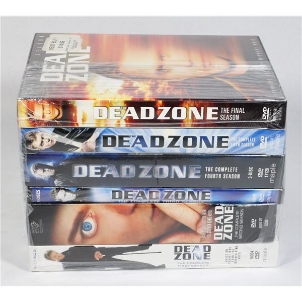 THE DEAD ZONE SEASONS 1-6 ON DVD. NEW, SEALED