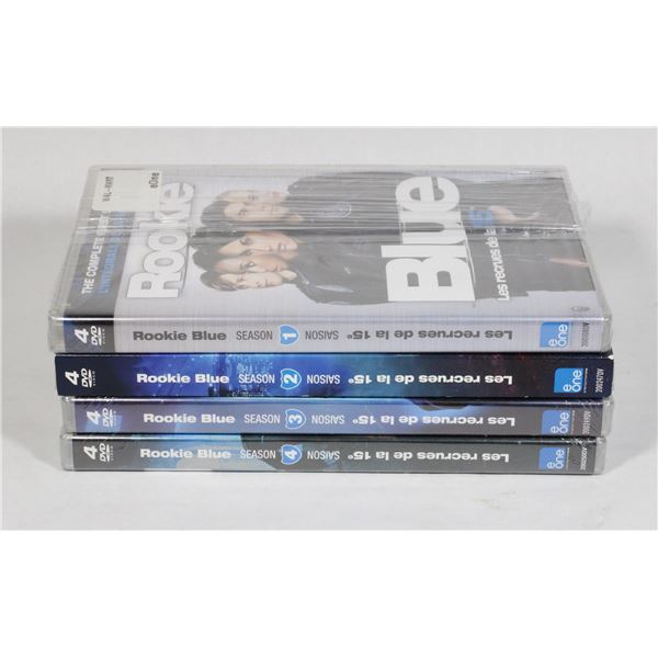ROOKIE BLUE SEASONS 1-4 ON DVD. NEW, SEALED