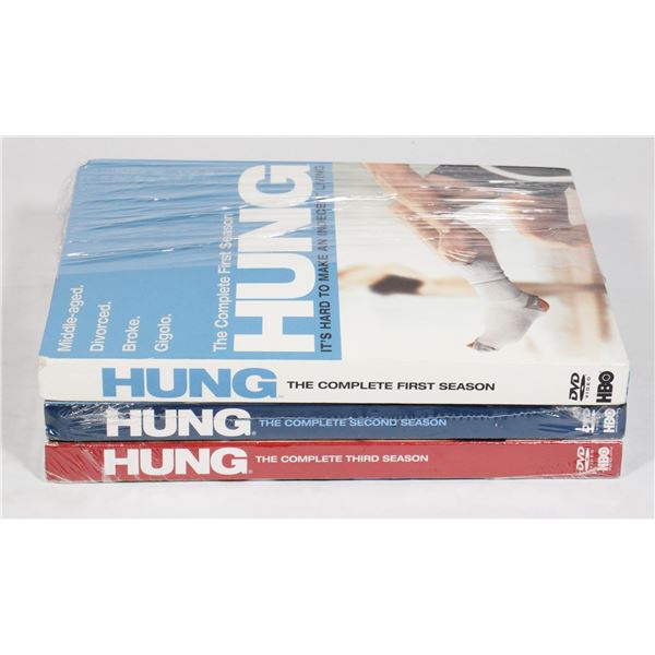 HUNG SEASONS 1-3 ON DVD. SEASONS 2 AND 3 ARE NEW