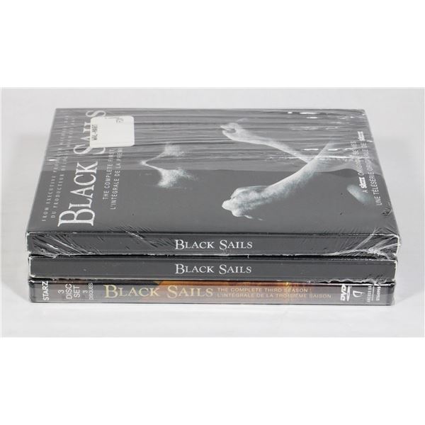 BLACK SAILS SEASONS 1-3 ON DVD. NEW SEALED