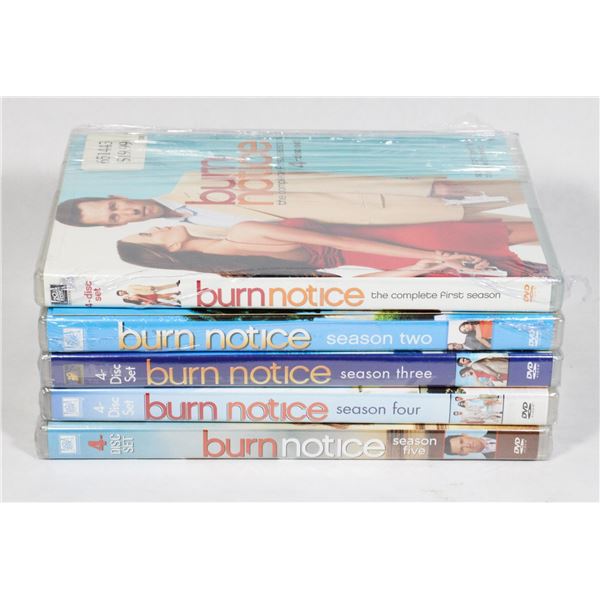 BURN NOTICE SEASONS 1-5 ON DVD. NEW SEALED