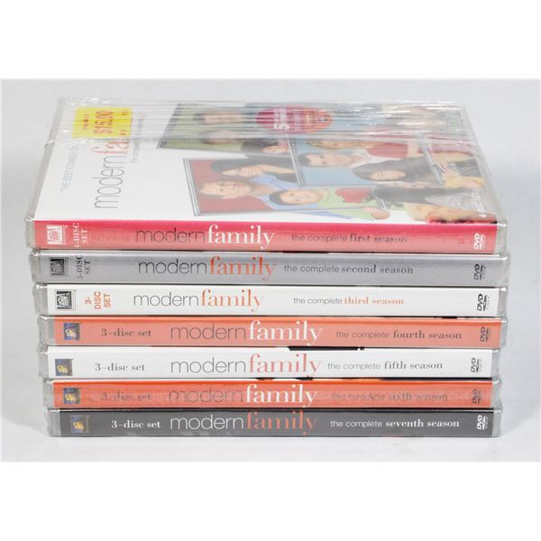 MODERN FAMILY SEASONS 1-7 ON DVD. NEW SEALED