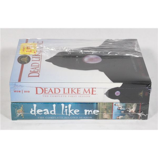 DEAD LIKE ME SEASONS 1 AND 2 ON DVD. NEW SEALED