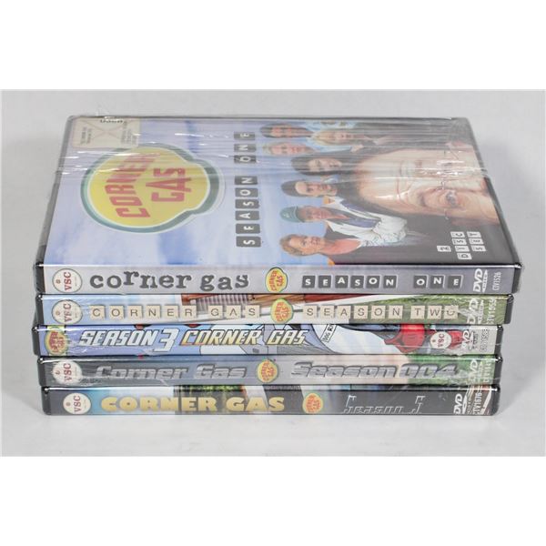 CORNER GAS SEASONS 1-5 ON DVD. NEW SEALED