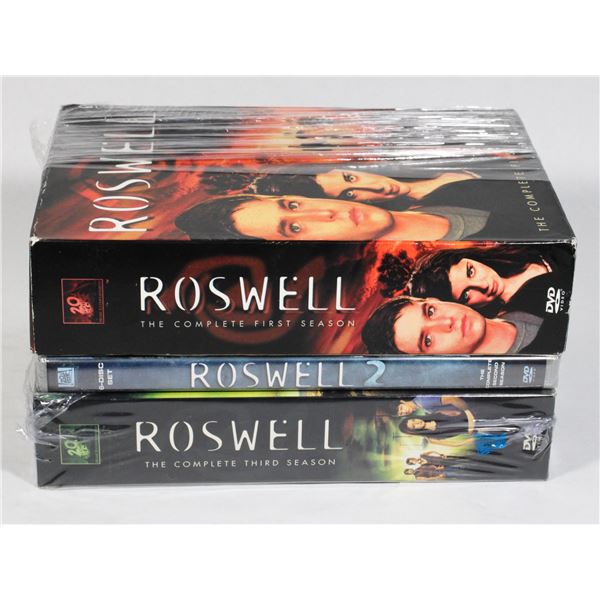 ROSWELL SEASONS 1-3 ON DVD. SEASON 1 IS OPEN THE