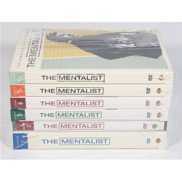 THE MENTALIST SEASONS 1-6 ON DVD. NEW SEALED