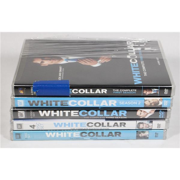 WHITE COLLAR SEASONS 1-6 ON DVD. SEASONS 1 OPEN,