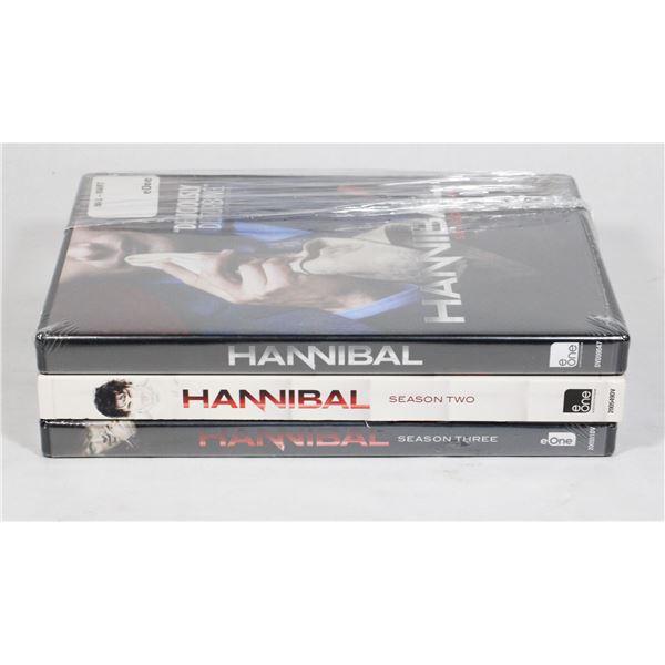 HANNIBAL SEASONS 1-3 ON DVD. NEW SEALED