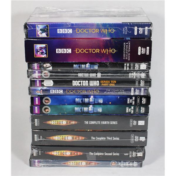DR. WHO ASSORTED SEASONS ON DVD. NEW SEALED